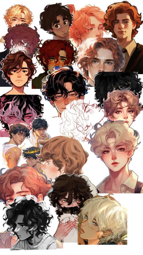 Curly Hair References Boy Male Short Curly Hair Male, Hair References Drawing, Hair References, Hair Male, Curly Hair Drawing, Boy Drawing, Guy Drawing, Hair Reference, Short Curly Hair