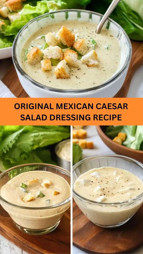 Original mexican caesar salad dressing recipe – Bite Blaze Cesar Salad Recipe Original, Mexican Caesar Dressing, Mexican Caesar Salad Dressing, Mexican Salad Dressing, Retirement Fiesta, Cesar Salad Recipe, Mexican Caesar Salad, Mexican Salad Dressings, Caesar Salad Dressing Recipe