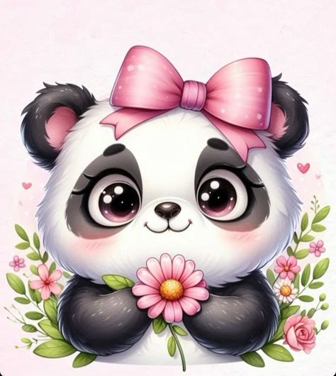 Panda Bears Wallpaper, Imprimibles Paw Patrol, Panda 3d, Precious Moments Coloring Pages, Cute Panda Cartoon, Belly Painting, Panda Bears, Small Drawings, Cute Cartoon Pictures