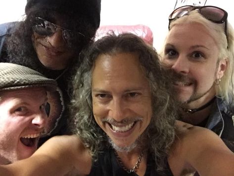 Slash And Kirk Hammett, Fear Fest, Kirk Metallica, Bob Rock, Saul Hudson, Kirk Hammet, John 5, Corey Taylor, Kirk Hammett