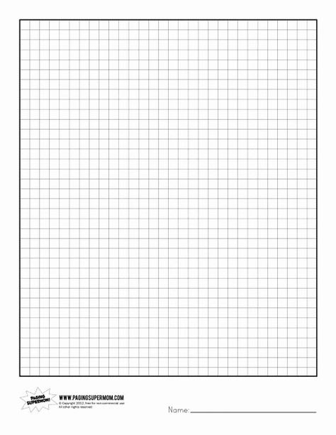 30 Graph Paper Printable Free in 2020 | Grid paper printable, Printable ...