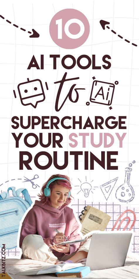 Discover the top 10 AI tools that will revolutionize your student life. From smart study assistants to advanced research engines, these tools will enhance your learning experience like never before. #ai Study Tips For English, Study Websites, Smart Study, Academic Life, Study Apps, Study Resources, Personal Writing, Thesis Writing, Student Life Hacks