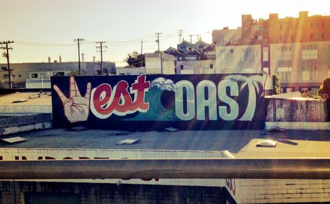 Straight west coastin'. #california #westcoast #graffiti Interior Remodeling, Garage Floor Paint, Cali Life, Floor Paint, California Vibe, Patio Covers, Cali Girl, California Girl, California Dreamin'