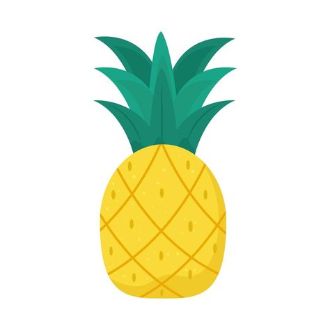 fresh pineapple fruit Pineapple Icon, Pineapple Clipart, Pineapple Vector, Fresh Pineapple, Pineapple Fruit, Book Week, Save The Date, Vector Art, Pineapple