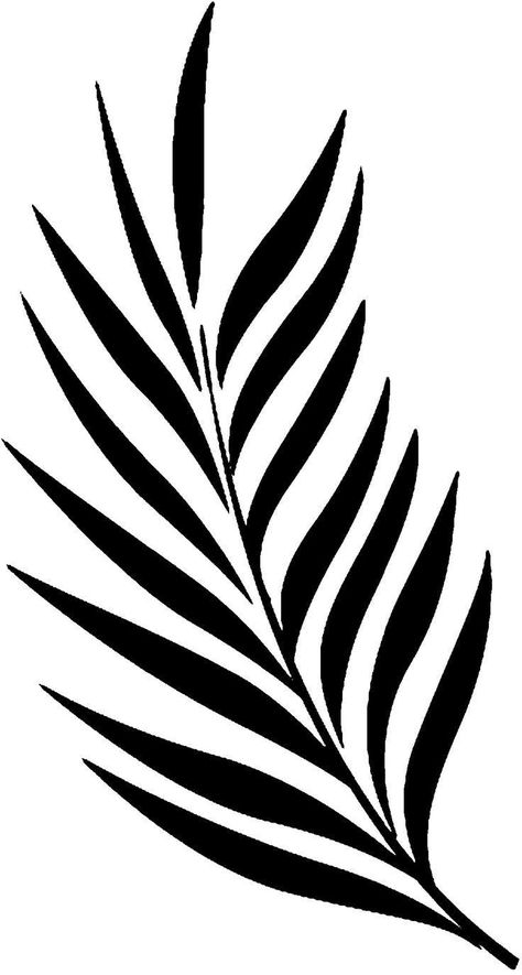 Stincel Pattern Design Wall, Palm Leaf Tattoo Design, Olive Leaf Tattoo Design, Wall Paint Designs Bedroom Indian, Leaf Stencil Patterns, Jungle Leaves Tattoo, Wall Paint Designs Bedroom, Minimalist Plant Art, Olive Tattoo