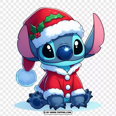 Stitch Christmas Svg Free, Stitch Navidad Disney, Stitch Noel, Stitch Images, Stitch Drawings, Christmas Cartoon Characters, Christmas Stitch, Stitch Cake, Stitch Character