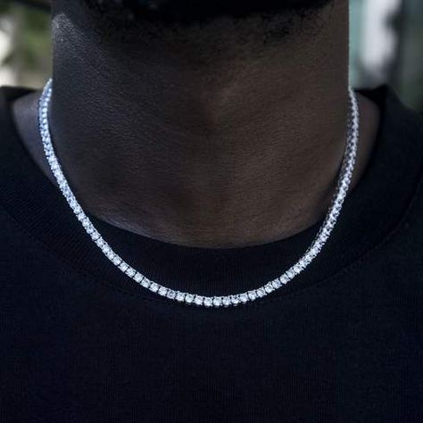 Gold Chains for Men - FREE Shipping | The GLD Shop Solar System Planets, Diamond Tennis Necklace, Expensive Jewelry Luxury, Tennis Chain, Mens Engagement, Diamond Chain, Jewelry Luxury, Tennis Necklace, Expensive Jewelry