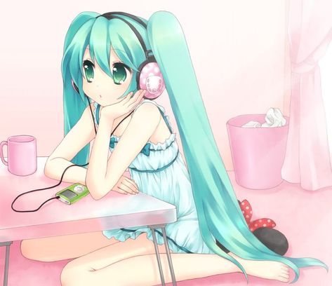 Kawaii Icons, Animecore Webcore, 2000s Art, Miku Chan, Moe Anime, Kawaii Core, Phone Theme, Old Anime, Pics Art