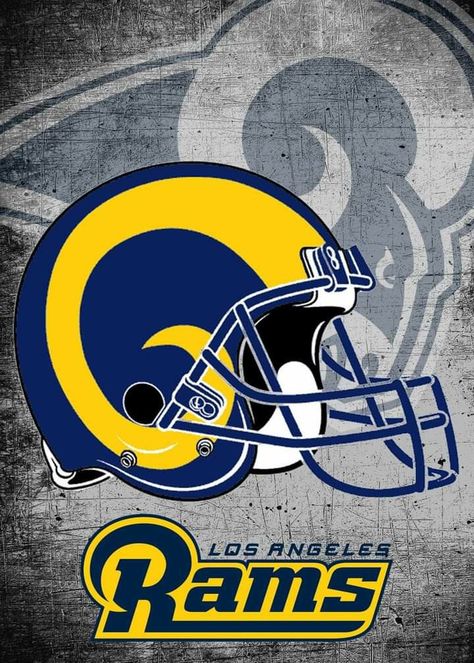 La Rams Football, Los Angeles Rams Logo, Ram Wallpaper, Nfl Football Art, Rams Football, Cricut Explore Projects, La Rams, Nfl Logo, Football Art