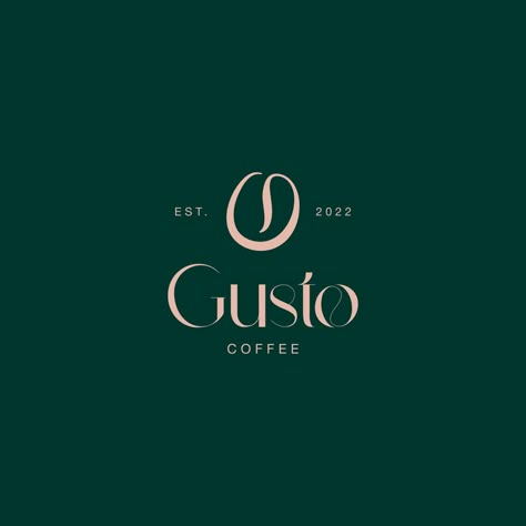 Gusto Coffee unveils a new logo that's modern, bold, and creative - a fresh take on the classic coffee shop logo. #coffee #coffeeshop#Fonts_For_Coffee_Shop #Coffee_Logo_Color_Palette #Rich_Logo_Design #Color_Palette_For_Coffee_Brand Cafe Branding Color Palette, Coffee Logo Color Palette, Coffee Shop Logo Design Creative, Coffee Bar Logo Design Ideas, Color Palette For Coffee Brand, Coffee Shop Brand Design, Coffee Brand Logo Ideas, Coffe Logos Ideas, Cafe Logo Design Creative