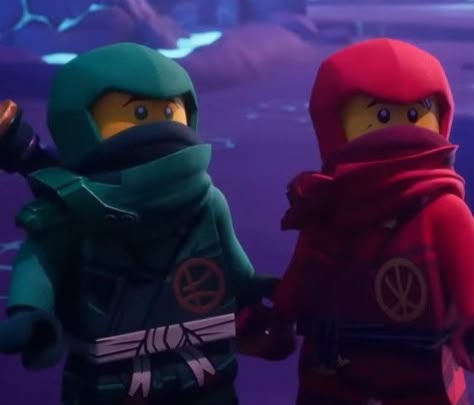 Kai Ninjago Movie, Ninjago Lloyd And Kai, Ninjago Kai X Lloyd, Rgb Siblings, Kai And Lloyd, Lloyd X Kai, Kai X Lloyd, Ninjago Greenflame, Lego Ninjago Kai