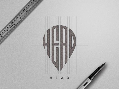 Head Logo Sketch by Mursalin Hossain #logo #brand #branding #design Logo Drawing Ideas, Logo Sketch Design, Inspiration Logo Design, Logo Sketches, Affinity Designer, Logo Creation, Logo Set, Minimalist Logo Design, Logo Design Creative