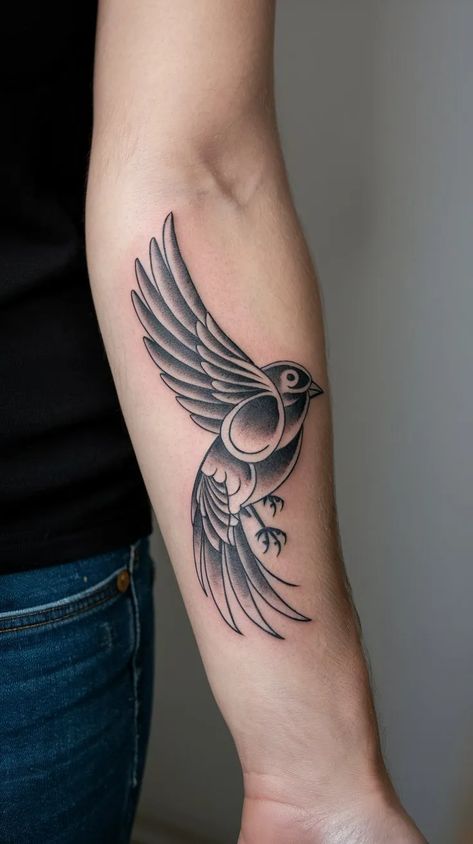 11 Side of Forearm Tattoo Ideas for Women 6 Bird Tattoo On Forearm, Side Of Forearm Tattoo, Bird Tattoo Design, Tattoo Ideas For Female, Bird Silhouettes, Forearm Tattoo Ideas, Tattoo On Forearm, Small Bird Tattoo, Pretty Hand Tattoos