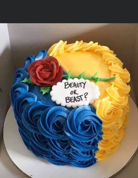 Super Torte, Idee Babyshower, Gender Reveal Party Theme, Gender Reveal Themes, Beauty And The Beast Party, Baby Reveal Party, Cupcakes Decorados, Gender Reveal Party Ideas, Reveal Party Ideas