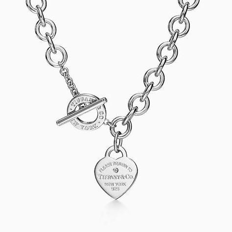 Tiffany And Co Chain Necklace, Return To Tiffany Toggle Necklace, Tiffany Co Necklace, Tiffany’s Necklace, Heart Tag Toggle Necklace, Tiffany Heart Necklace, Return To Tiffany Necklace, Tiffany Setting, Silver Link Necklace