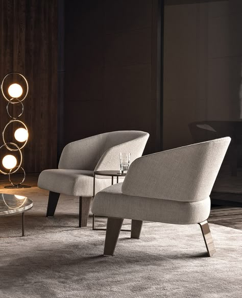 REEVES "SMALL" | ARMCHAIRS - EN Poltrona Design, Single Seater Sofa, Lounge Suites, Luxury Chairs, Single Chair, Armchair Furniture, Comfy Chairs, Armchair Design, Single Sofa