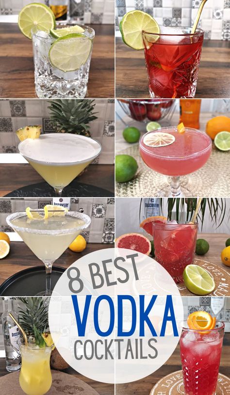 Best Vodka Cocktails To Try Right Now - Foodiosity Vodka Mixed Drinks Recipes, Vodka Drinks Easy, Best Vodka Cocktails, Vodka Mixed Drinks, Best Vodka, Vodka Cocktails Easy, Vodka Recipes Drinks, Cocktail Vodka, Summer Vodka Cocktails