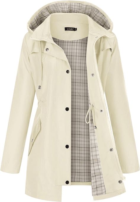 The Best Fashionable Raincoats To Wear This Spring 50 is not old fashion blogger tania stephens white Cute Raincoats, Raincoat Fashion, Caught In The Rain, Alaskan Cruise, Rain Jacket Women, Sport Outdoor, Softshell Jacket, Cruise Outfits, Hooded Raincoat