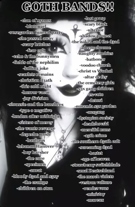 Trad Goth Wallpaper, Goth Playlist, Goth Names, Goth Dancing, Dark Fits, Gothic Bands, Gothic Music, Gothic Culture, Music Recs