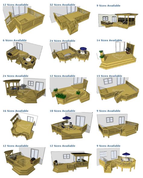 porch deck designs | deck plan pictures are courtesy of decks.com. To purchase deck plans ... Deck Design Plans, Wood Deck Designs, Design Per Patio, Deck Building Plans, Patio Deck Designs, Deck Designs Backyard, Deck Projects, Patio Roof, Deck Plans