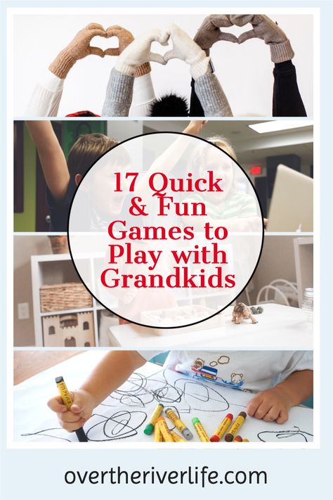 Fun With Grandkids Ideas, Activities With Grandkids, Games To Play With Grandkids, Activities To Do With Grandkids, Grandkids Sleepover Ideas, Grandparents Day Games Preschool, Things To Do With Your Grandma, Fun Things To Do With Grandkids, Fun With Grandkids