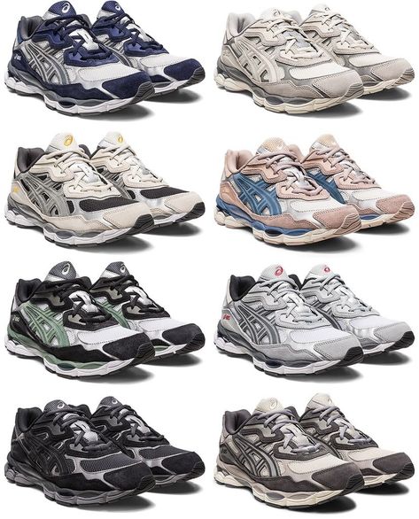 Asics Nyc Gel, Asics Gel Nyc Outfit, Trendy Shoes Sneakers, Footwear Fashion, Asics Sneakers, Funky Shoes, Hype Shoes, Balenciaga Shoes, Asics Shoes