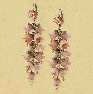 Hyacinth Earrings, Cascading Earrings, Bijoux Art Nouveau, Michal Negrin, Les Nereides, Vintage Earring, Jeweled Earrings, Original Fashion, Earrings Inspiration