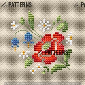 Free Crochet Blanket Ideas For beginners Christmas Cross Stitch Alphabet, Scrapbook Kits Free, Floral Cross Stitch Pattern, Tiny Cross Stitch, Small Cross Stitch, Free Digital Scrapbooking, Pola Kristik, Cross Stitch Patterns Flowers, Mini Cross Stitch