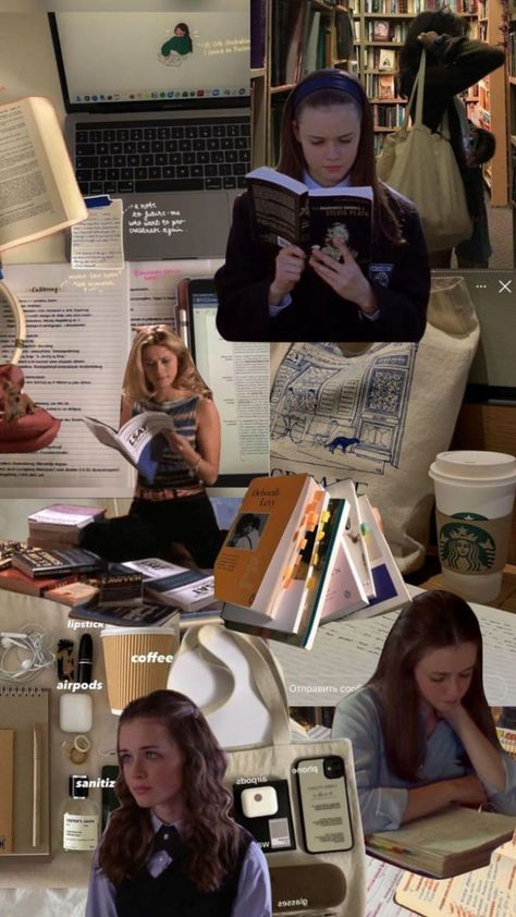 Productivity Wallpaper, Rory Gilmore Study, Gilmore Girls Rory, Studera Motivation, Gilmore Girls Seasons, Study Board, Academic Motivation, Study Motivation Inspiration, School Inspiration