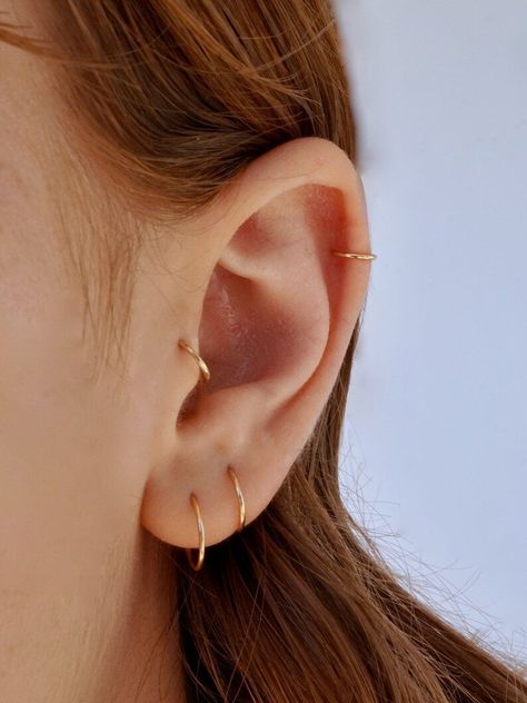 This Hoop Earrings item by TheBlissfulCo has 533 favorites from Etsy shoppers. Ships from Chico, CA. Listed on Jan 17, 2024 Helix Gold Hoop, Mid Helix Piercing Hoop, Tragus Piercing Aesthetic, Tragus Hoop Piercing, Helix Piercing Ring, Hoop Septum, Septum Hoop, Tragus Hoop, Ring Piercing