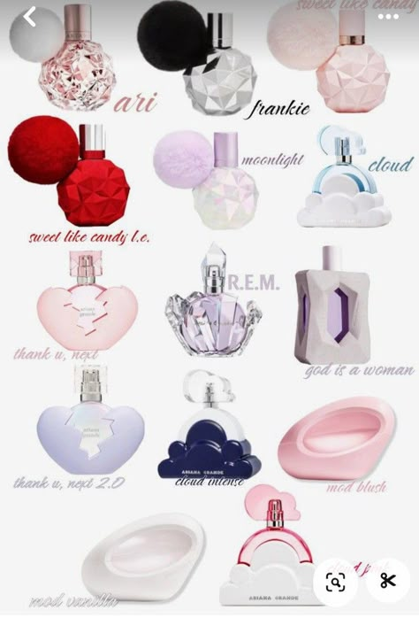 Perfume Names, Ariana Perfume, Ariana Grande Fragrance, Ariana Grande Perfume, Fragrances Perfume Woman, Perfume Floral, Perfume Body Spray, Victoria Secret Perfume, Perfume Scents