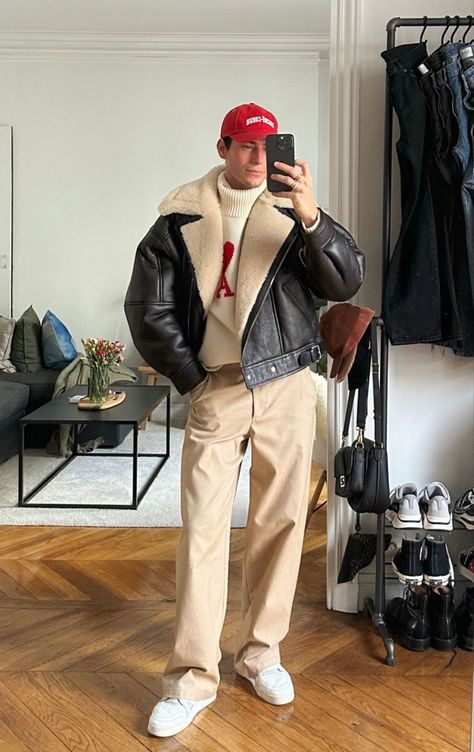 Italian Winter Style, Winter Formal Wear, New York Outfits Winter, Europe Winter Fashion, Winter Outfits Men Streetwear, Aesthetic Winter Outfits, Winter Outfits For Men, Paris Ootd, Outfits Men Streetwear