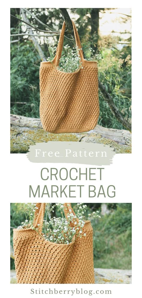 Crochet Bobble, Crochet Market, Confection Au Crochet, Crochet Bag Pattern Free, Crochet Market Bag, Bag Pattern Free, Crochet Design Pattern, Beginner Crochet Projects, Crochet Clutch