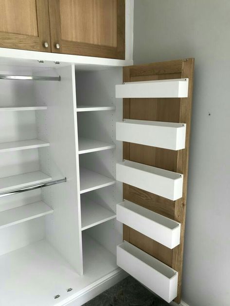 Extra Wardrobe Storage Ideas, Space Saver Wardrobe Ideas, Deep Storage Ideas, Deep Wardrobe Ideas, Wardrobe For Small Bedroom Space Saving, Wardrobe Design Door, Deep Wardrobe Storage Ideas, Deep Closet Ideas, Deep Cupboard Storage Ideas