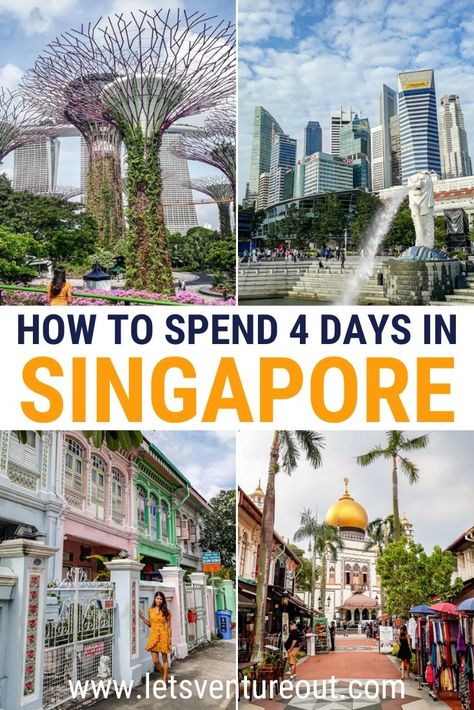 Looking for a quick getaway to Singapore? This 4-day Singapore itinerary will show you more than 20 awesome places you need to visit if you're planning on spending 4 days in Singapore! Newly Dating, Singapore Things To Do, Singapore Vacation, Singapore Travel Tips, Singapore Guide, Holiday In Singapore, Singapore Itinerary, Things To Do In Singapore, Visit Singapore