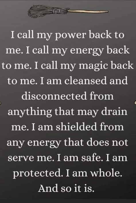 I Call My Power Back, Daglig Motivation, Spirituality Affirmations, Witch Quotes, Power Back, Witch Spirituality, Magic Spell Book, Wiccan Spell Book, Witchcraft Spell Books