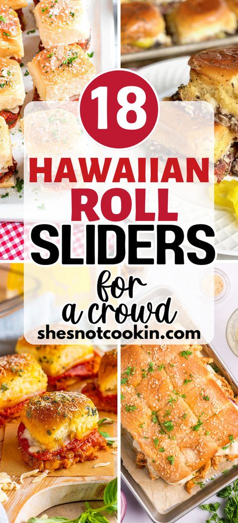 Hawaiian roll sliders photo collage with text ovleray. Football Food Sliders, Slider Hawaiian Rolls, Hawaiian Slider Recipes, Football Sliders Hawaiian Rolls, Dinner Ideas Hawaiian Rolls, Party Sliders For A Crowd Easy, Dinners With Hawaiian Rolls, Easy Dinner Sliders Hawaiian Rolls, Dinner Ideas With Hawaiian Rolls