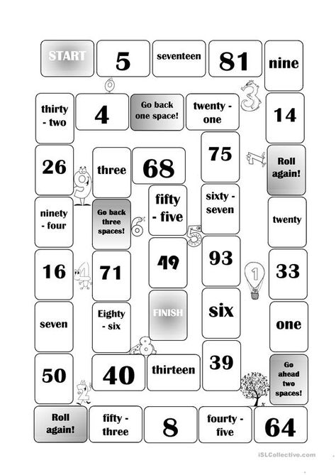 Numbers game - English ESL Worksheets for distance learning and physical classrooms English Class Activities, English Class Ideas, Numbers In English, English Games For Kids, Speaking Games, Numbers Game, Esl Games, Student Numbers, English Activities For Kids