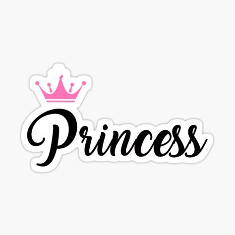 Millions of unique designs by independent artists. Find your thing. Princess Stickers Printable, Sticker Board, Princess Sticker, Butterfly Printable, Bestest Friend Quotes, Pop Stickers, Stickers Cool, Iphone Case Stickers, Cute Headers