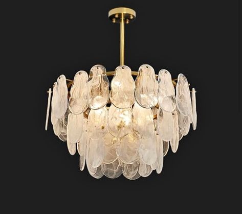 (15) Marketplace - Ceiling Light | Facebook Stunning Chandelier, Round Pendant Light, Kitchen Chandelier, Light Filters, Dining Room Chandelier, Chandelier In Living Room, Types Of Lighting, Glass Chandelier, Modern Chandelier