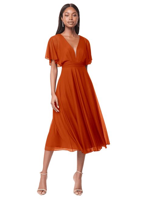 Tinsley is the perfect blend of vintage glamour and femininity! The on-trend full sleeves gathered waist and low back allow you to be discreet with a hint of sexiness! The full tea-length bridesmaid dress is perfect for a garden party or any special occasion. Flowy Tea Length Dress, Autumn Bridesmaid Dresses, Mom Dresses, Casual Bridesmaid Dresses, Mesh Bridesmaids Dress, Tea Length Bridesmaid Dresses, Tea Length Dress, Midi Dress Fall, Azazie Bridesmaid Dresses