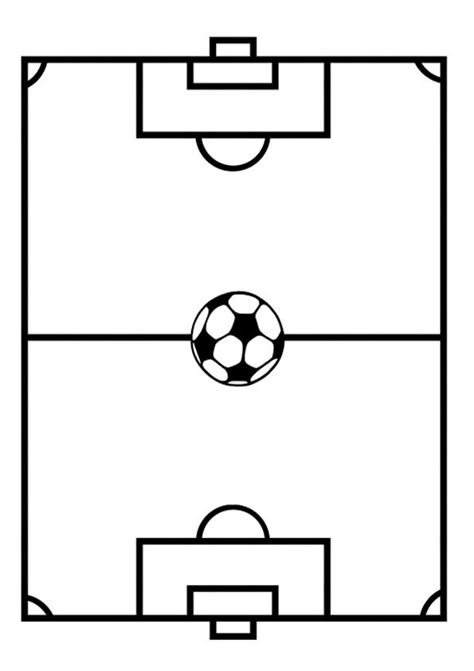 Nfl Football Field, Soccer Coloring Pages, Football Printables, Pitch Colour, Football Coloring, Football Activity, Football Coloring Pages, Printable Sports, Sports Coloring Pages