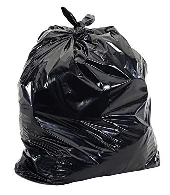 Black Bin, Paper Food, Bin Bag, 55 Gallon, Garbage Bags, Biodegradable Plastic, Garbage Bag, Recycle Trash, Trash Bag