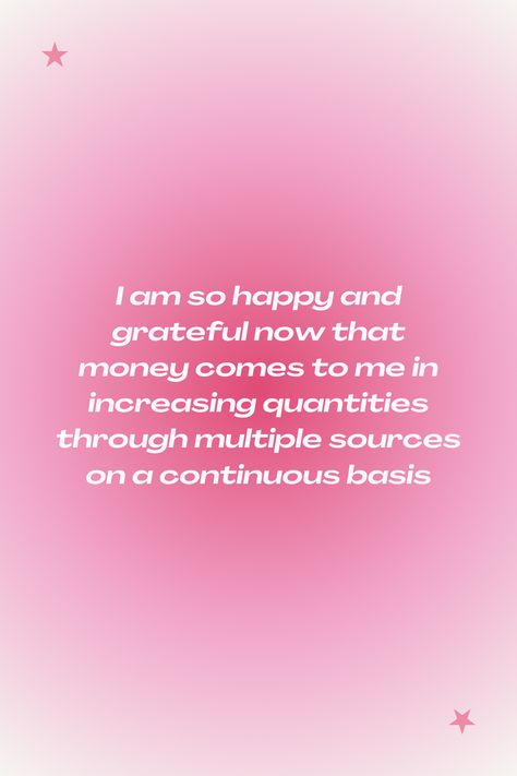 It is important to voice your affirmations in the present tense! Manifest. Financial Abundance. #selfgrowth #selfcare #coquette #affirmations #quotes #pinkaesthetic #glowup #2024 Present Tense Affirmations, Coquette Affirmations, Present Tense, Good Insta Captions, Energy Healing Spirituality, Money Management, Pink Aesthetic, Energy Healing, Dream Life