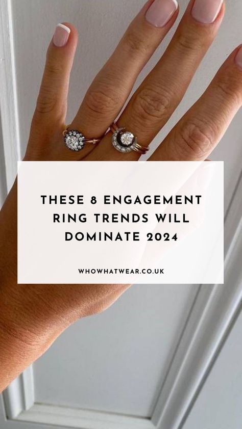 I spoke to the experts, and they shared the eight engagement ring trends that will dominate the coming year. Check them out here. Trending Rings 2024, Engagement Ring Trends For 2025, Wedding Ring Trends 2024, 2025 Engagement Ring Trends, Trendy Engagement Rings 2024, Engagement Ring Trends 2024, Engagement Ring 2024, Engagement Rings 2024 Trends, Engagement Rings 2024