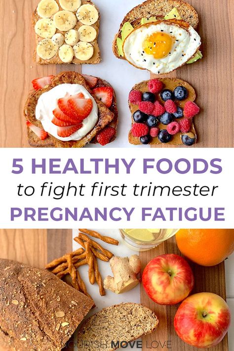 Are you having a baby and struggling through the first trimester? Don't miss these 5 healthy foods that helped me survive the first trimester. Plus, these nutrient rich foods are a great way to have a healthy pregnancy and stay fit while pregnant! || Nourish Move Love #pregnancy #prenatal #healthyfood Pregnancy Breakfast, Healthy Pregnancy Diet, Pregnancy Eating, Strawberry French Toast, Healthy Pregnancy Food, Pregnancy Meal Plan, Pregnancy Snacks, Nourish Move Love, Pregnancy First Trimester