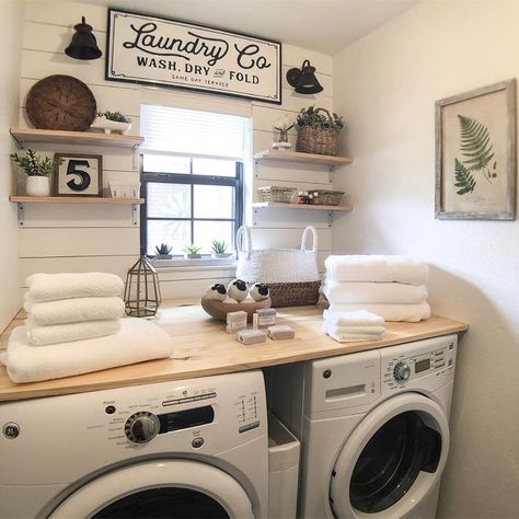 Small Space Laundry Room Ideas, Small Space Laundry Room, Small Space Laundry, Laundy Room, Custom Laundry Room, Laundry Room Storage Shelves, Laundry Room Ideas Small Space, Room Storage Diy, Basement Laundry Room