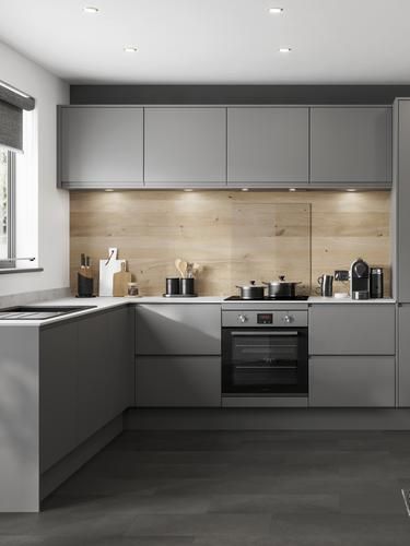 Slate Grey Kitchen, Modern Grey Kitchen, Light Grey Kitchens, Grey Kitchen Floor, Серая Кухня, Grey Kitchen Designs, Dark Grey Kitchen, Wall Decor Kitchen, Organization Kitchen