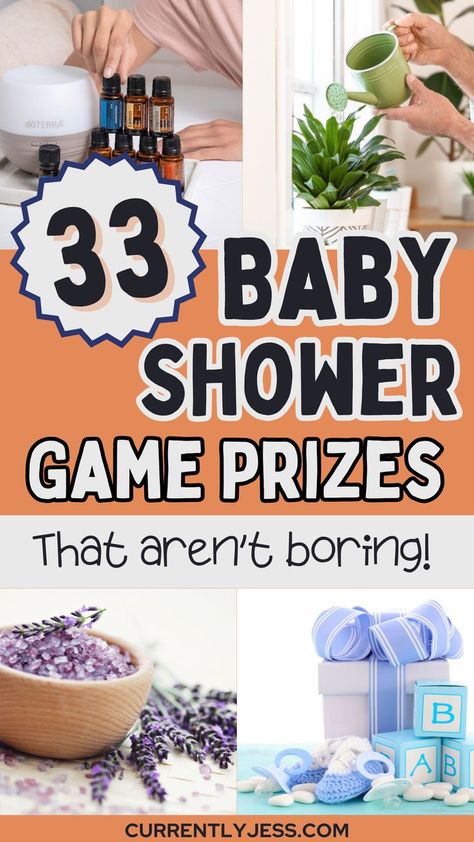 Spice up your baby shower with our top-notch game prize ideas! From gifts for pampering to practical household products, discover 33 unique baby shower game prizes that promise to add charm and joy to your celebration. I promise these are not boring or cheesy baby shower game prizes! Prize Gifts For Baby Shower Games, Baby Shower Game Prize Ideas, Game Prize Ideas, Baby Shower Prize, Shower Game Prizes, Baby Shower Game Gifts, Baby Shower Game Prizes, Prize Ideas