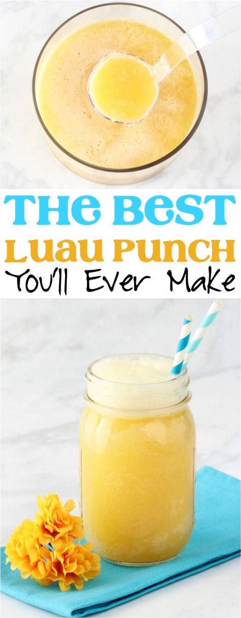 Luau Punch Recipes!  This crazy easy Hawaiian beverage idea is perfect for any occasion! Grape Punch Recipes, Hawaiian Punch Recipes, Luau Punch, Luau Drinks, Luau Party Food, Hawaiian Drinks, Luau Food, Alcoholic Punch Recipes, Slush Recipes